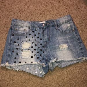 Styled Denim Shorts